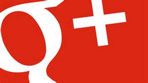 The importance of Google+ for business, showcased through the logo on a red background.